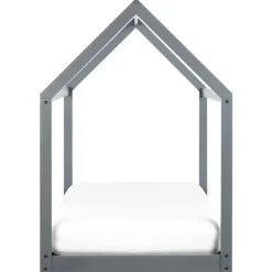 TOSSE - Kinderbed - Grijs - 90 x 200 cm - Hout