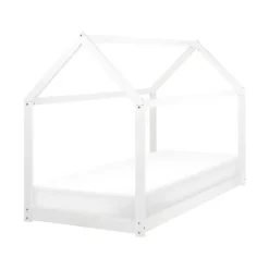 TOSSE - Kinderbed - Wit - 90 x 200 cm - Hout