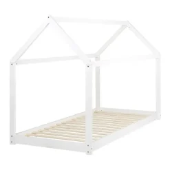 TOSSE - Kinderbed - Wit - 90 x 200 cm - Hout