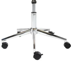 TOTOWA - Bureaustoel - Donkerhout/Zwart - Kunstleer