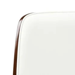 TOTOWA - Bureaustoel - Donkerhout/Zwart - Kunstleer