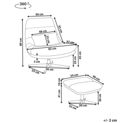 TOVIK - Fauteuil - Groen - Stof