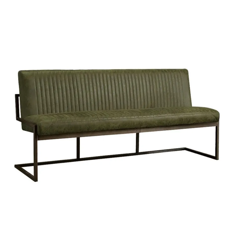 Tower Living Eetkamerbank Ferro Groen 135x65x87cm