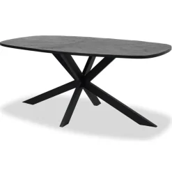 Tower Living Silvi eettafel visgraat zwart 180x100x78