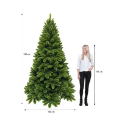Triumph tree Tsuga Kunstkerstboom - H260 x Ø160 cm - Groen