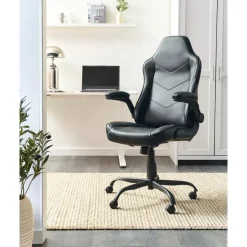 TRIUMPHER - Bureaustoel - Zwart - Kunstleer