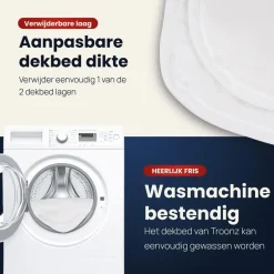 Troonz Dekbed Portofino - 4 Seizoenen - Tweepersoons dekbed - 140x200