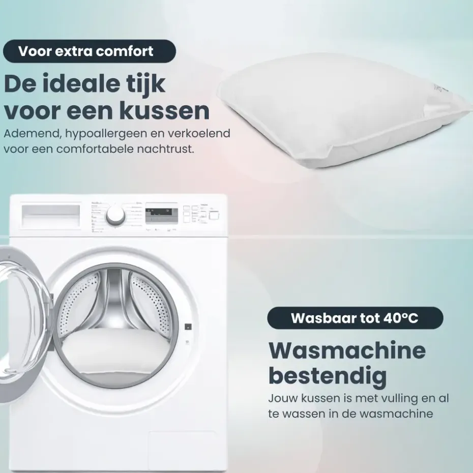 Troonz Hoofdkussen Six Bamboe - 60 x 70 cm