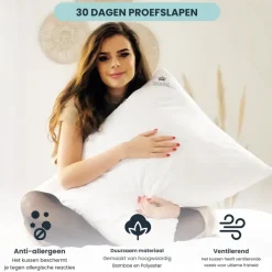 Troonz Hoofdkussen Six Bamboe - 60 x 70 cm