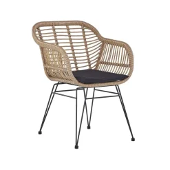 TROPEA II - Bistroset voor 2 - Natuurlijk - PE rotan