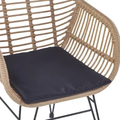 TROPEA II - Bistroset voor 2 - Natuurlijk - PE rotan