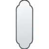 TROUY - Wandspiegel - Zwart- 32 x 102 cm - Metaal