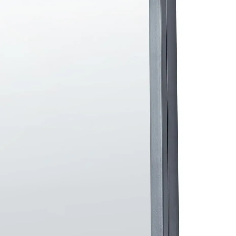 TROUY - Wandspiegel - Zwart- 32 x 102 cm - Metaal