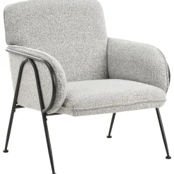TRYSNES - Fauteuil - Zwart/Wit - Polyester