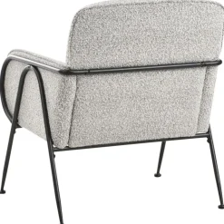 TRYSNES - Fauteuil - Zwart/Wit - Polyester