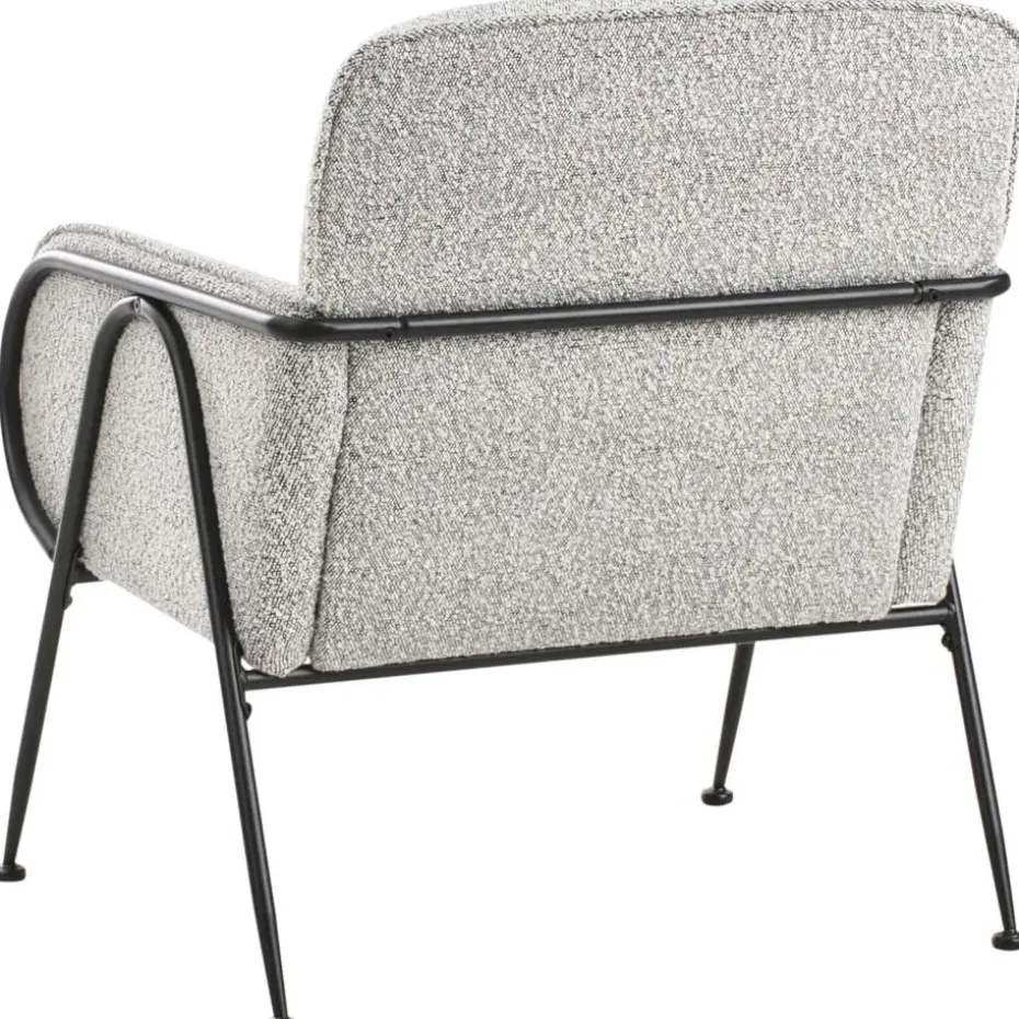 TRYSNES - Fauteuil - Zwart/Wit - Polyester