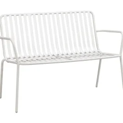 Tuinbank Vence - metaal zand - 81x114x62 cm