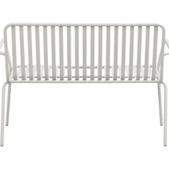 Tuinbank Vence - metaal zand - 81x114x62 cm