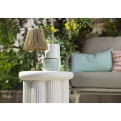 Tuinbijzettafel Parga - zand - 45xØ40 cm