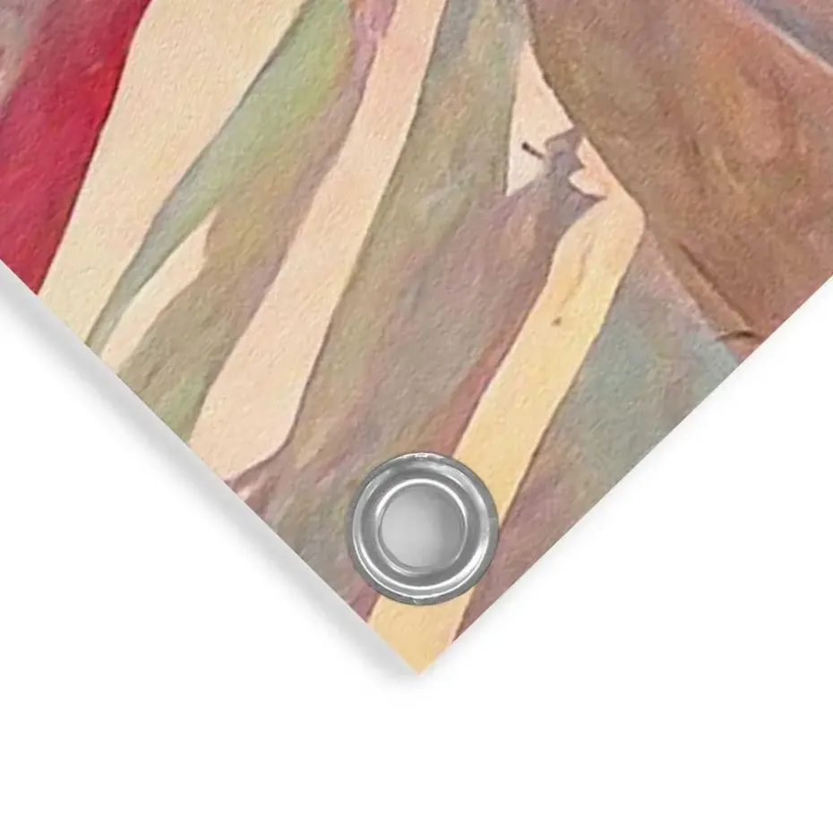 Tuinposter Bird Party - 80 x 60cm - Groen