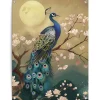 Tuinposter Birds in Style - 80 x 60cm - Blauw