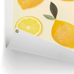 Tuinposter Citroenen - 80 x 60cm - Geel