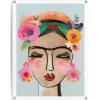 Tuinposter Happy Face - 80 x 60cm - Bont