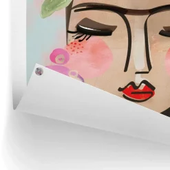 Tuinposter Happy Face - 80 x 60cm - Bont