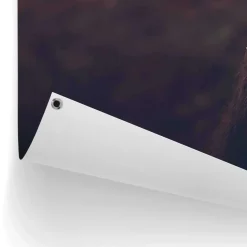 Tuinposter Hert - 140 x 100cm - Bruin