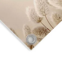 Tuinposter Highlander in bloemen - 60 x 80cm - Beige