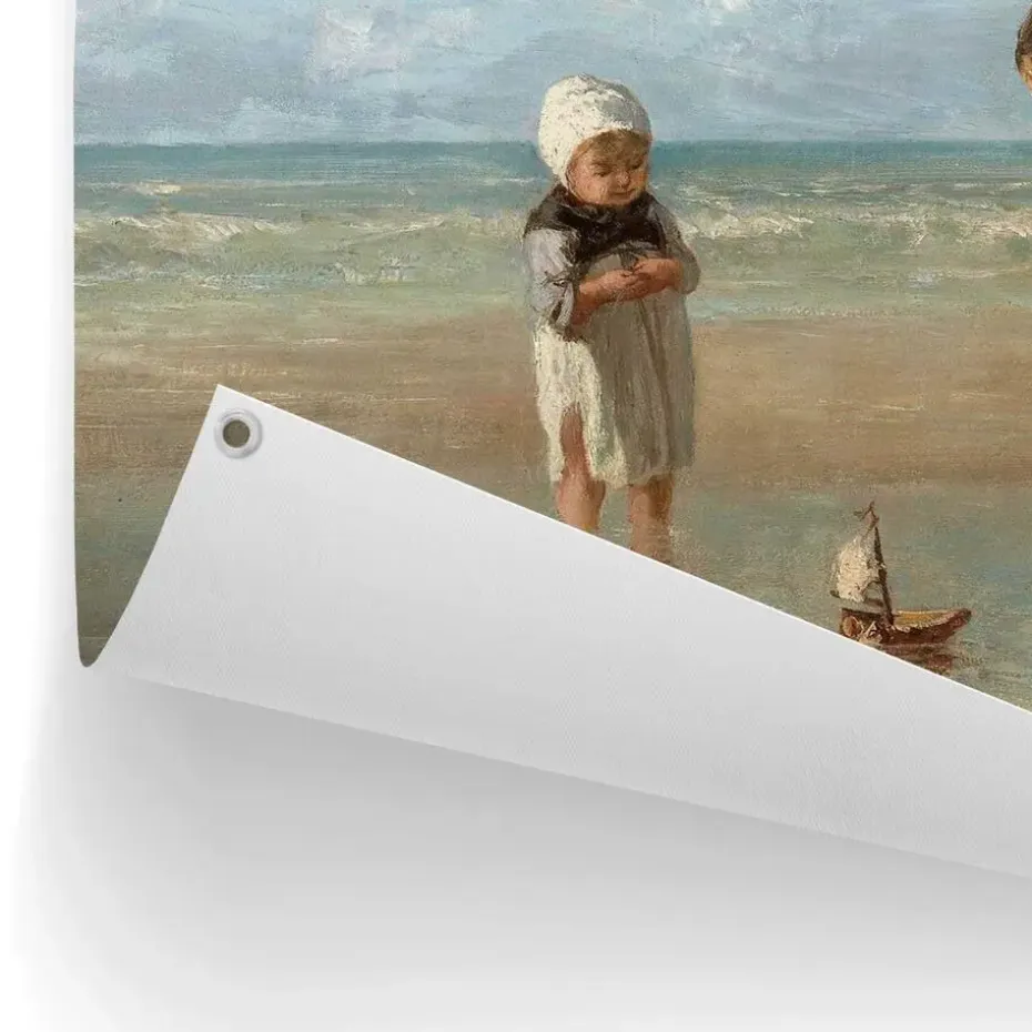 Tuinposter Israëls Kinderen der Zee - 60 x 80cm - Beige