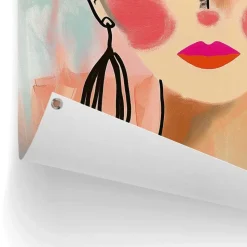 Tuinposter Spring Face - 80 x 60cm - Bont