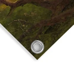 Tuinposter Voogd Italiaans Landschap - 100 x 140cm - Groen