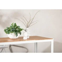 Tuintafel Acaciahout/Metaal - 200x100x76cm - Bois