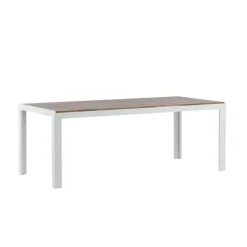 Tuintafel Acaciahout/Metaal - 200x100x76cm - Bois