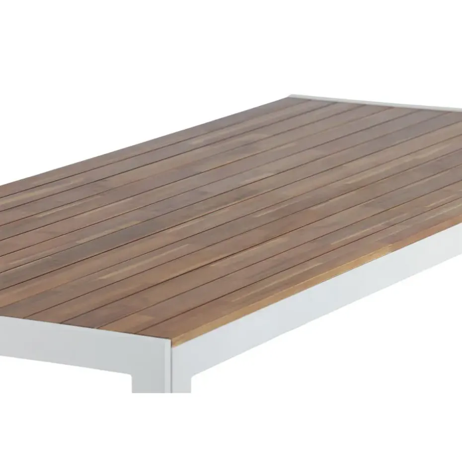 Tuintafel Acaciahout/Metaal - 200x100x76cm - Bois