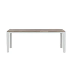 Tuintafel Acaciahout/Metaal - 200x100x76cm - Bois