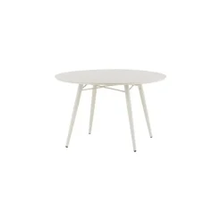 Tuintafel Beige Aluminium - 120x120x75cm - Lina