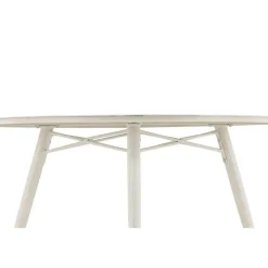 Tuintafel Beige Aluminium - 120x120x75cm - Lina