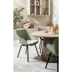 Tuintafel Saône - acacia - 76xØ120 cm