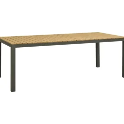 Tuintafel Toulon - antraciet - 74x212x100 cm