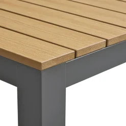 Tuintafel Toulon - antraciet - 74x212x100 cm