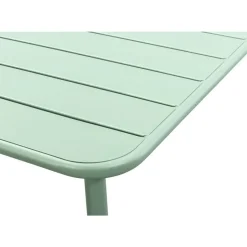 Tuintafel Vence - metaal lichtgroen - 72x150x90 cm