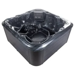 TULAROSA - Whirlpool buitenbad - Grijs - 210 x 210 cm - Acryl