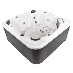 TULAROSA - Whirlpool buitenbad - Wit - 210 x 210 cm - Acryl