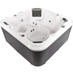 TULAROSA - Whirlpool buitenbad - Wit - 210 x 210 cm - Acryl