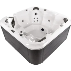 TULAROSA - Whirlpool buitenbad - Wit - 210 x 210 cm - Acryl