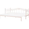 TULLE - Eenpersoonsbed - Roze - 90 x 200 cm - Metaal
