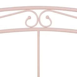 TULLE - Eenpersoonsbed - Roze - 90 x 200 cm - Metaal