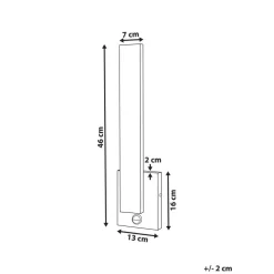 TUMMEL - Wandlamp - Zwart - Ijzer